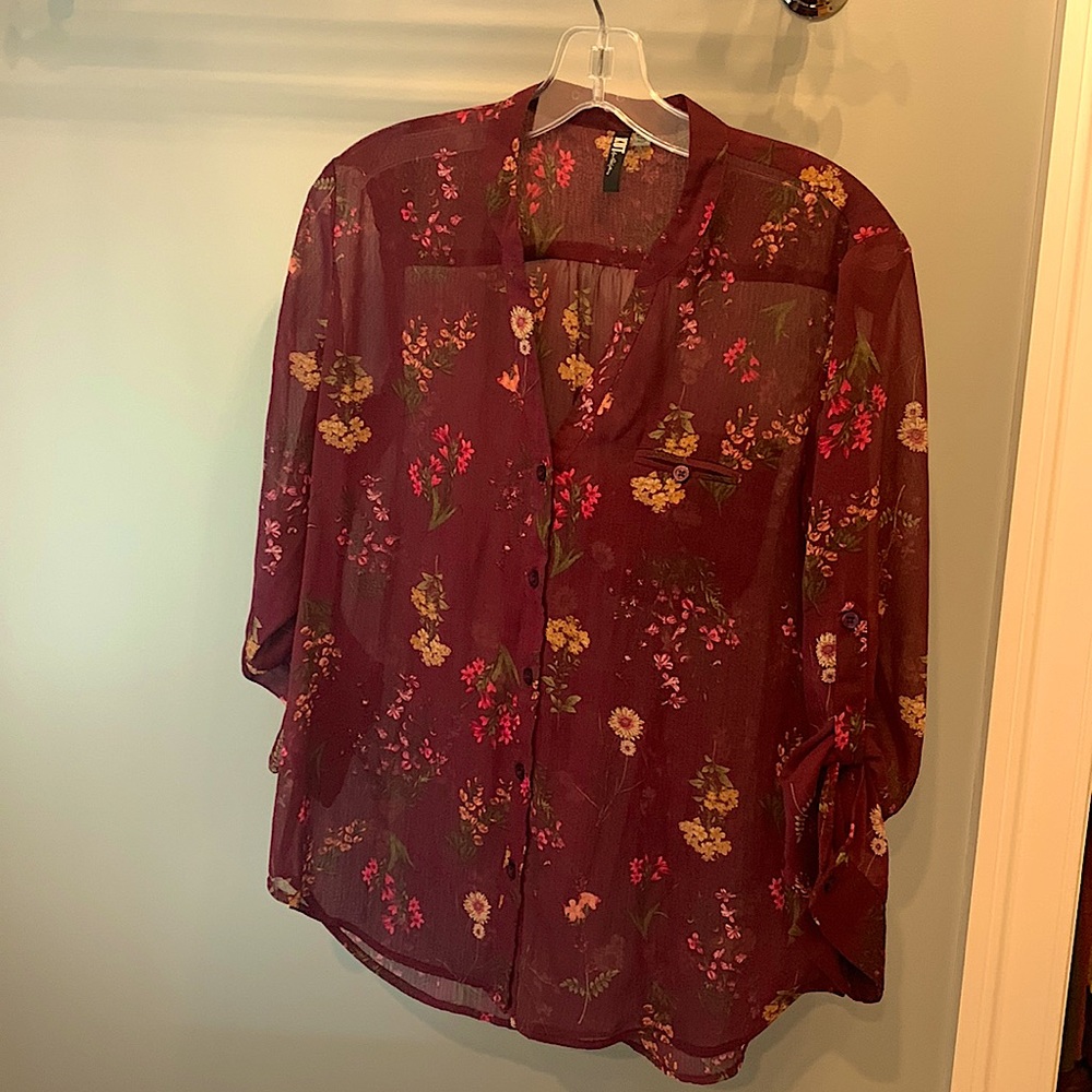 Kit from the Kloth XSP Kasmine Chiffon Blouse
